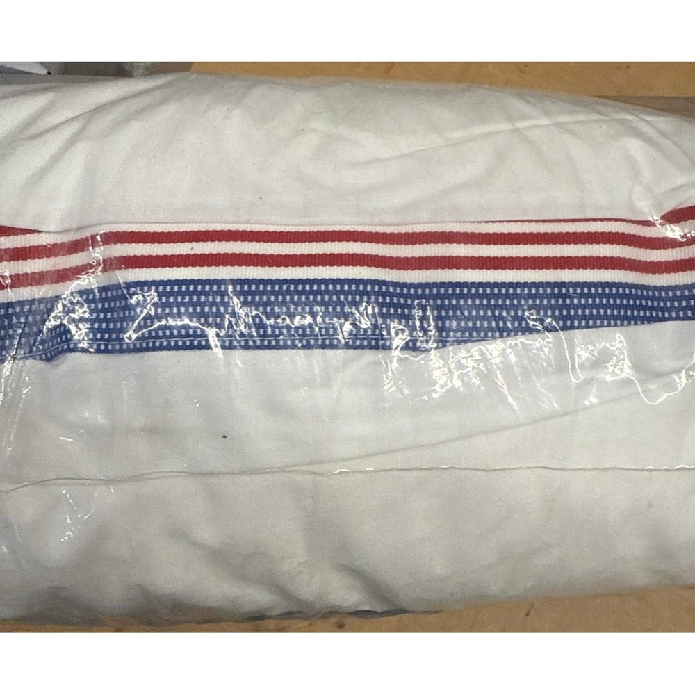 Vintage USA Olympic Committee Pillow America Cannon White Embroidered New - Picture 4 of 6